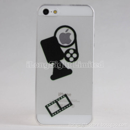 Applus fashion creative Clear Plastic Case For iPhone 5